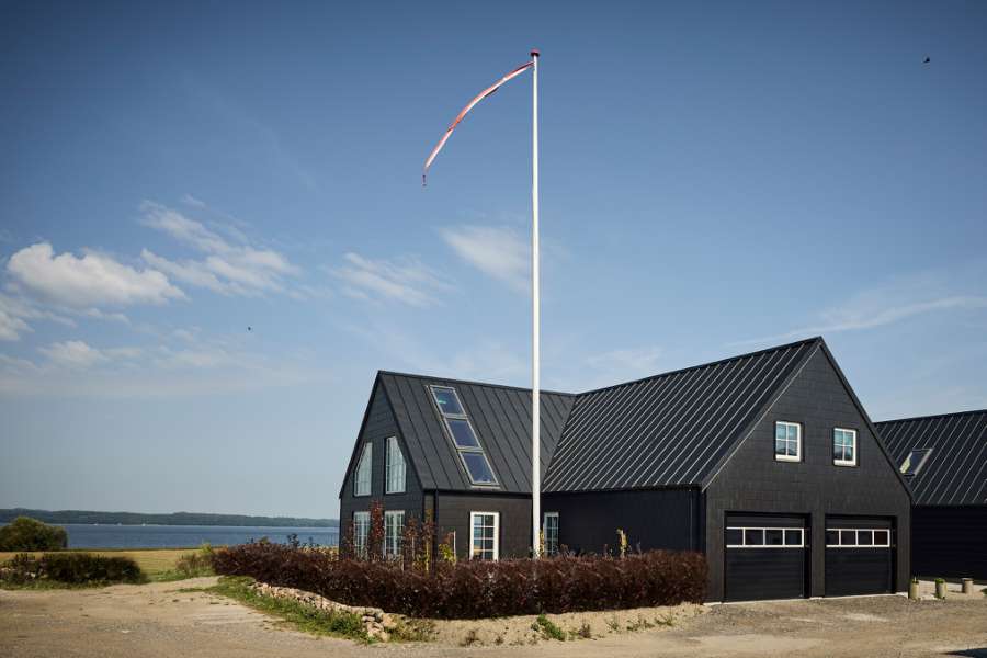 Meerblick und Stahlprofile auf Bogø, Grønsundvej 610, 4793 Bogø, Dänemark